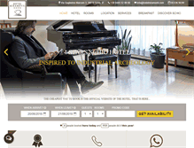 Tablet Screenshot of hotelmiramonti.com